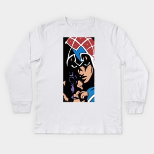 Blue Mista Kids Long Sleeve T-Shirt